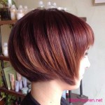 bob hairstyles colors red hair