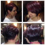 dark red bob hairstyles colors